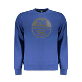 North Sails Blue Cotton Men Sweater