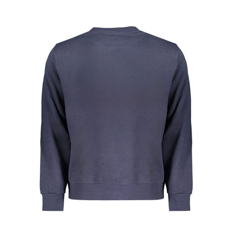 North Sails Blue Cotton Men Sweatshirt