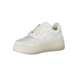 Tommy Hilfiger White Polyester Athletic Sneakers