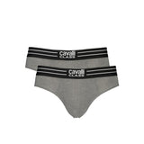 Cavalli Class Grigio Cotton Men's Underwear