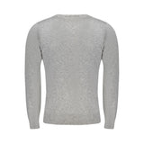 Cavalli Class Grigio Viscosa Men's Sweater