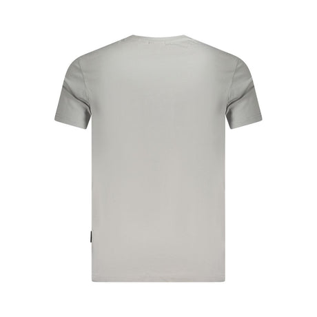 Napapijri Grigio Cotton Men T-Shirt