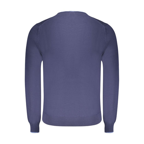 North Sails Blue Cotton Men's Sweater