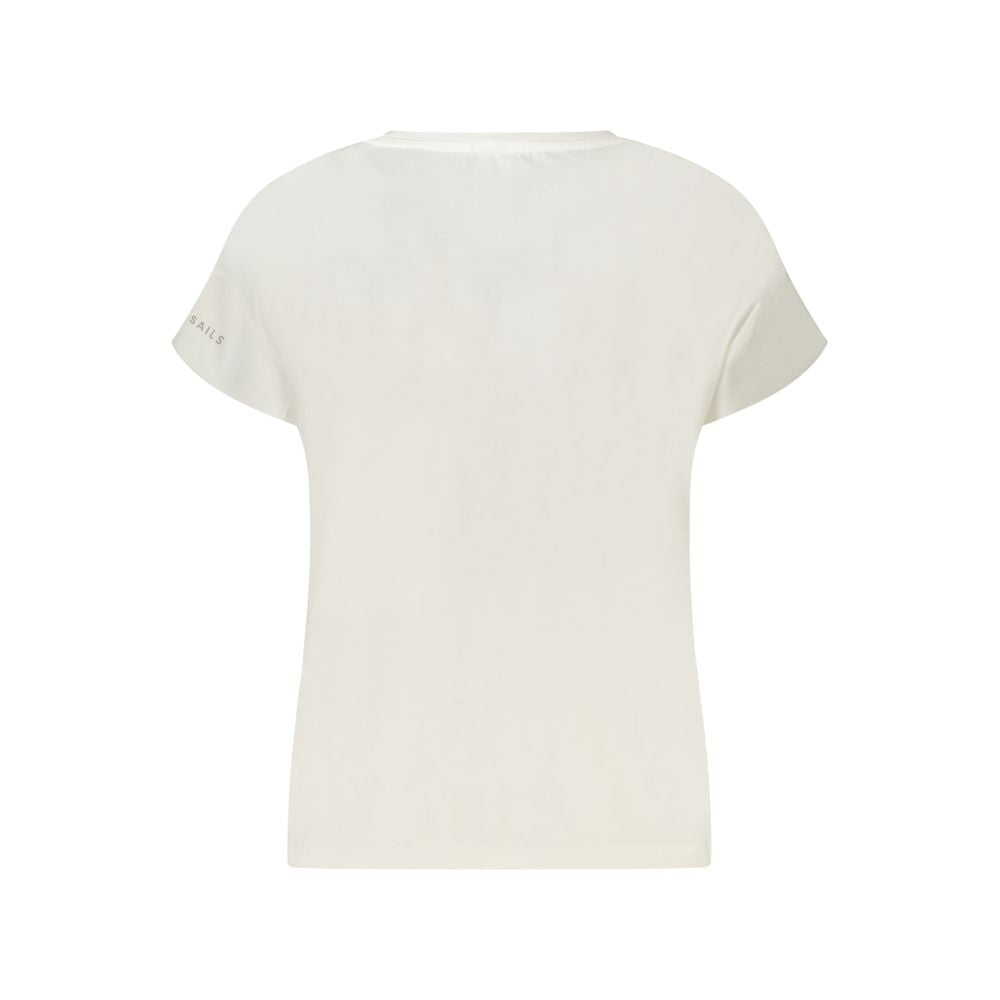 North Sails Bianco Cotton Women T-Shirt