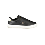 Tommy Hilfiger Black Polyurethane Women Sneaker