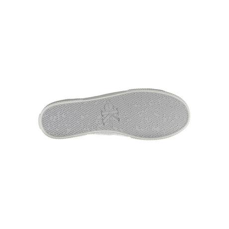 Calvin Klein White Cotton Men's Sneaker