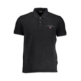 Napapijri Nero Cotton Men Polo Shirt