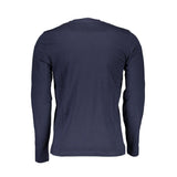 North Sails Blu Cotton Men T-Shirt