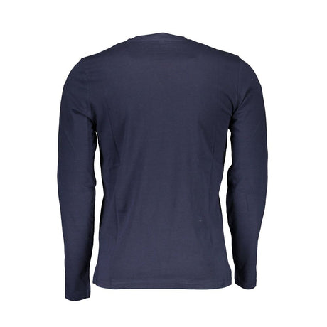 North Sails Blu Cotton Men T-Shirt