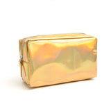 Laser Cosmetic Bag, Square Design, Large Capacity