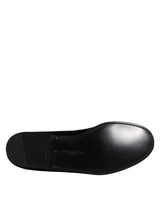 Dolce & Gabbana Black Velvet Slip On Loafers Formal Shoes