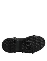 Dolce & Gabbana Black Leather Casual Mens Ankle Boots Shoes