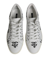 Dolce & Gabbana White London Calf Leather Men Sneakers Shoes