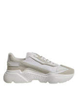 Dolce & Gabbana White Low Top Daymaster Men Sneakers  Shoes
