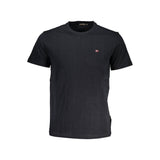 Napapijri Black Cotton Men's T-Shirt