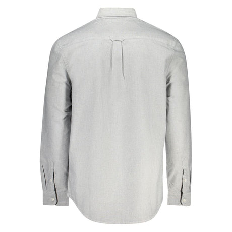 Tommy Hilfiger Grigio Cotton Men Shirt