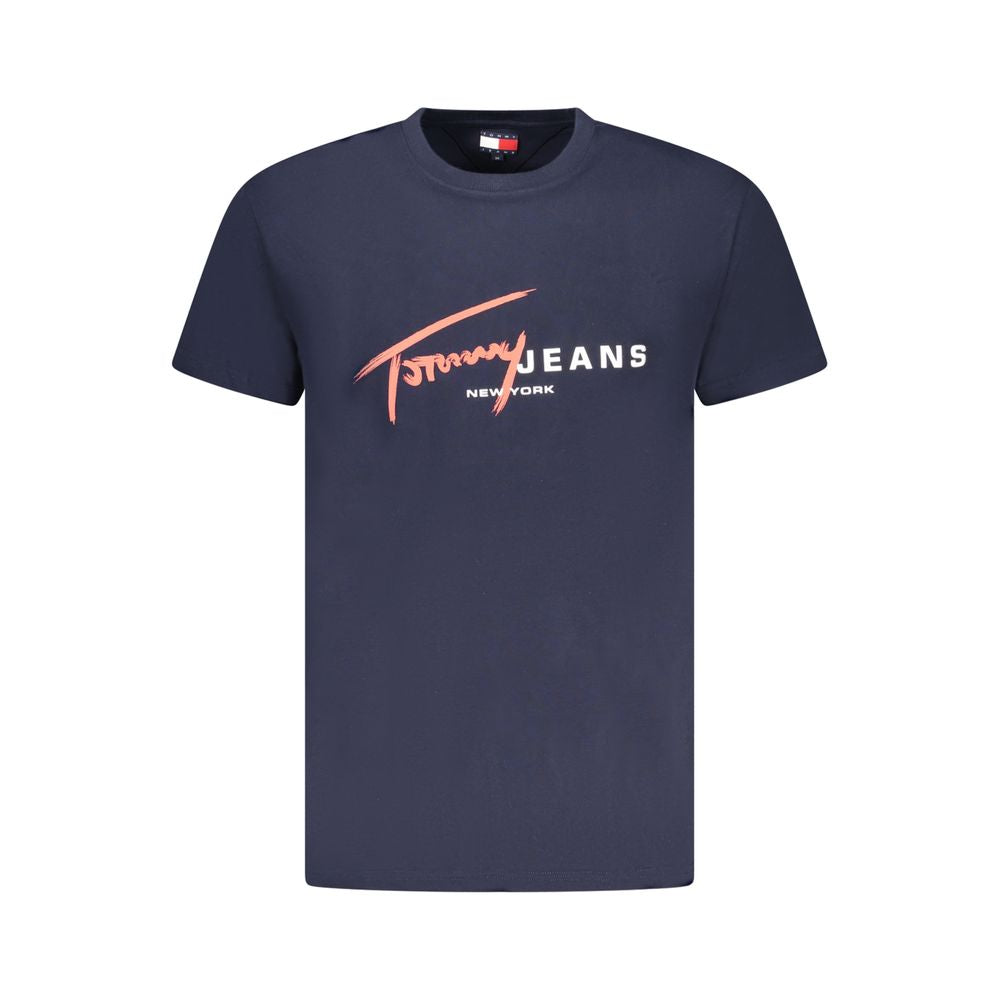 Tommy Hilfiger Blue Cotton Men's T-Shirt