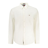 Tommy Hilfiger White Cotton Men Shirt