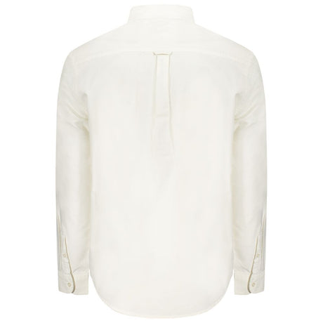 Tommy Hilfiger White Cotton Men Shirt