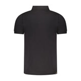 Accademia Militare Black Cotton Men's Polo Shirt