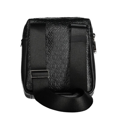 Calvin Klein Black Polyurethane Men Shoulder Bag