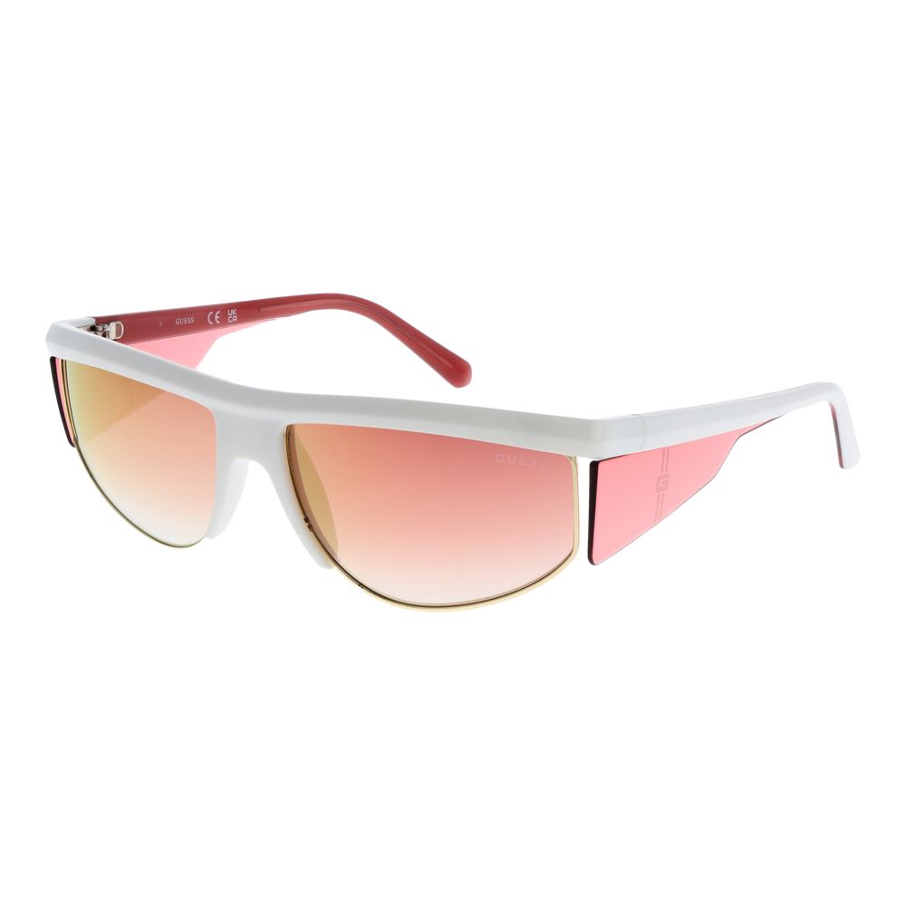 Guess White Plastic Sunglasses
