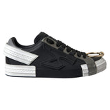 Dolce & Gabbana Black Leather Low Top Sneakers Portofino Shoes