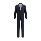 Dsquared² Black Fleece Wool Two-Piece Suit