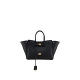 Balenciaga Black Calf Leather Bos Taurus Shoulder Bag