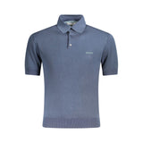 Guess Jeans Blu Cotton Men's Polo Shirt