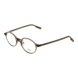 Ermenegildo Zegna Gray Plastic Glasses (Frames)