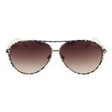 Guess Beige Metal Sunglasses