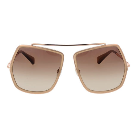 Max Mara Beige Metal Sunglasses