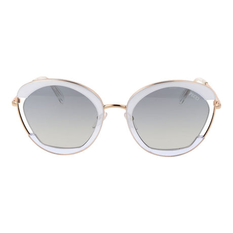 Emilio Pucci Gold Metal Sunglasses