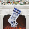 Dog Paw Christmas Stocking Gift Bag Decor