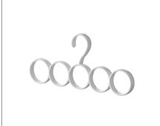 Minimalist Scarf Hanger with 5 Rings for Storage
