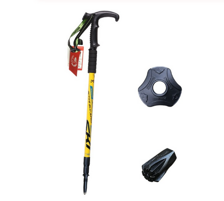 Aluminum Alloy Shock-Absorbing Hiking Trekking Pole