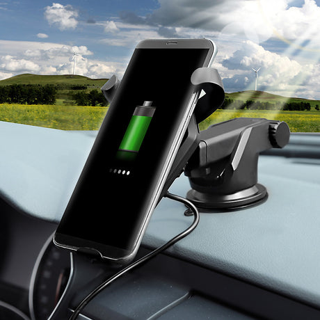 Car Wireless Charger with Phone Holder - Multi-Function