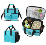 Portable Pet Travel Lunch Bag with Foldable Bowl