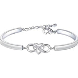 Eternal Heart Bracelet - Stylish Minimalist Accessory