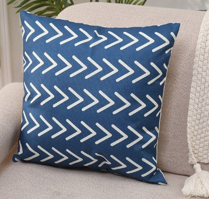 4pcs Modern Linen Pillow Cases 18x18in for Home Decor