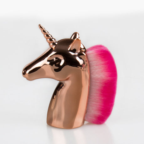 Unicorn Makeup Brushes Set - Rose Gold Powder Brush