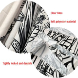 Black-and-White Flower Wall Tapestry for Home Decor