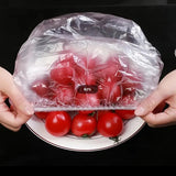 Disposable Plastic Food Storage Covers - 50/100pcs Set