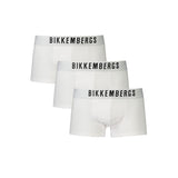 Bikkembergs White Polyester Men's Boxer