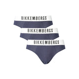 Bikkembergs Blu Polyester Men Underwear