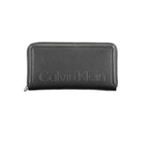 Calvin Klein Black Polyurethane Women Wallet