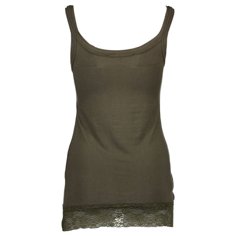 Silvian Heach Verde Cotton Women T-Shirt