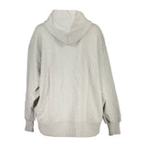 Calvin Klein Grigio Recycled Cotton Donna Felpa