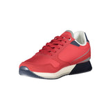 U.S. Polo Sneakers with Laces Red - Men's